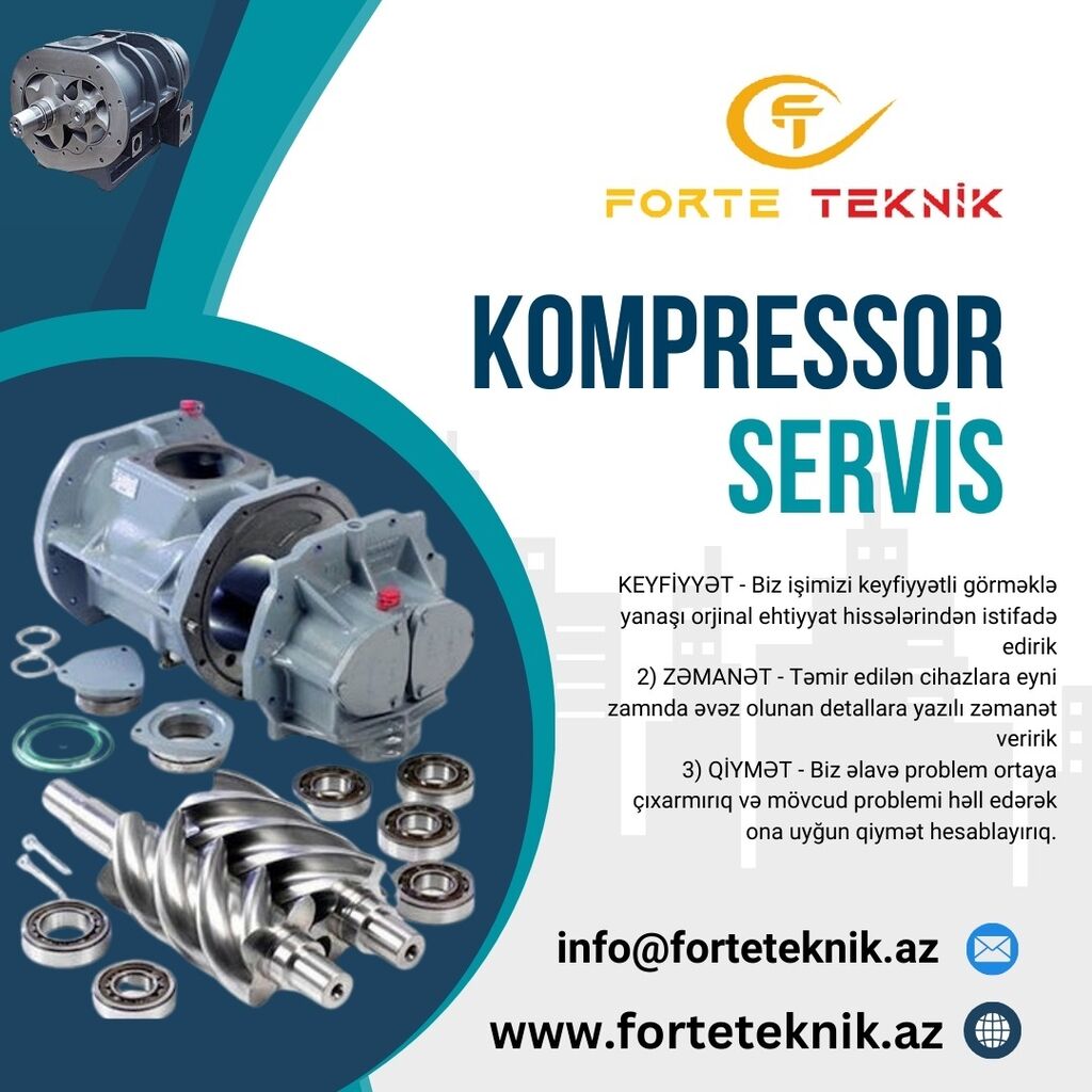 forteteknik kompressor temiri ve satisi